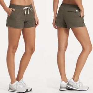 Vuori Womens Vintage Ripstop Shorts Elastic Waist Drawstring Dark Oregano Medium